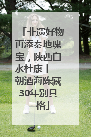 非遗好物再添秦地瑰宝，陕西白水杜康十三朝酒海陈藏30年别具一格