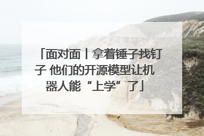面对面丨拿着锤子找钉子 他们的开源模型让机器人能“上学”了