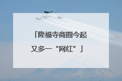 隆福寺商圈今起又多一“网红”