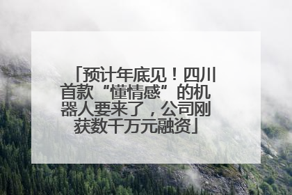 预计年底见！四川首款“懂情感”的机器人要来了，公司刚获数千万元融资
