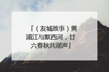 (友城故事)黄浦江与默西河,廿六春秋共潮声