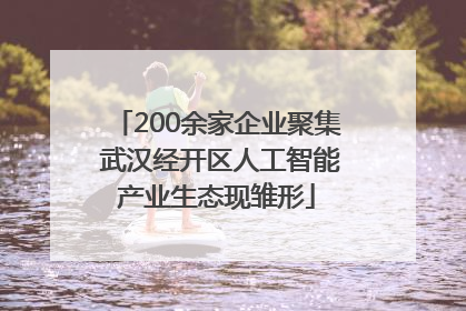 200余家企业聚集 武汉经开区人工智能产业生态现雏形