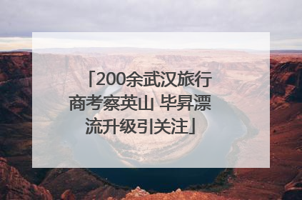200余武汉旅行商考察英山 毕昇漂流升级引关注